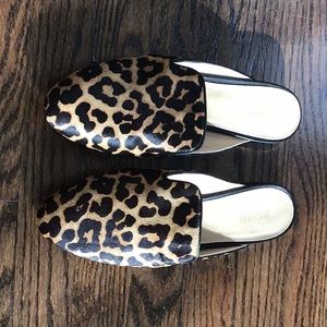 Michale Kors Natasha leopard slide/mule